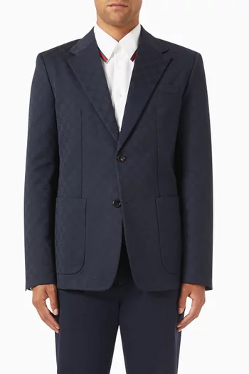 GG Jacket in Cotton-gabardine