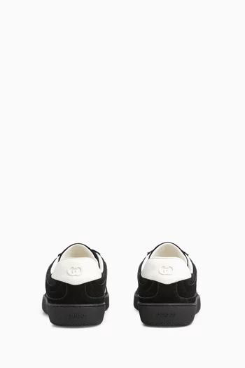 GG Low-top Sneakers in Suede & Canvas