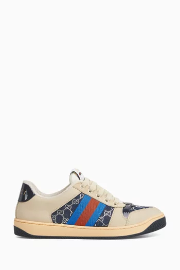 Screener Sneakers in GG Denim