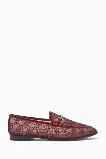 Horsebit Loafers in GG Crsytal Mesh