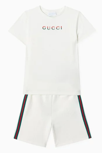 Logo T-shirt in Cotton Jersey