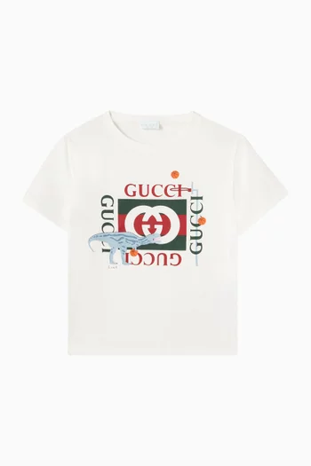 Graphic Logo T-shirt in Cotton