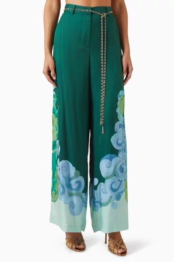 Runaway Pants in Viscose Twill