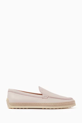 Slip-on Loafers in Leather