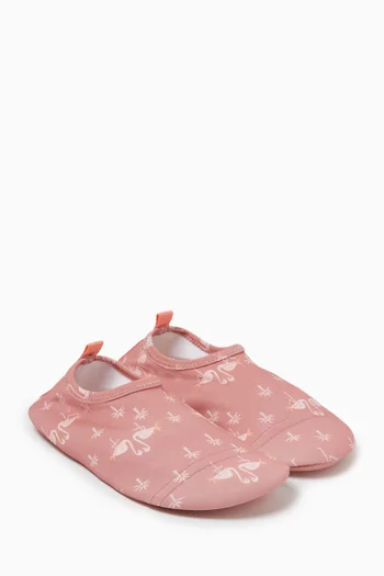 Printed UV Swim Shoes in Recycled Nylon