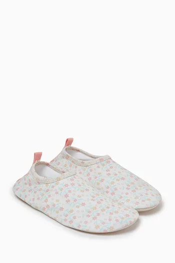 Printed UV Swim Shoes in Recycled Nylon