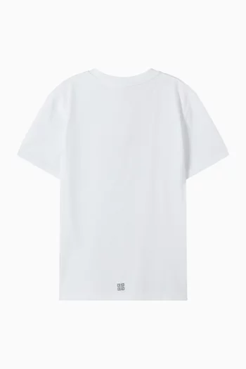 Logo Tag T-shirt in Cotton