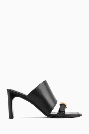 Bel Air 80 Mules in Leather