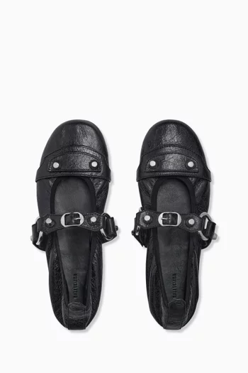 City Ballerina Pumps in Arena Lambskin