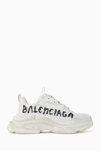 Triple S Paint Logo Sneakers