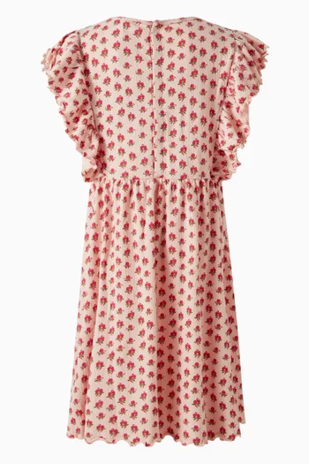 Floral-print Dress in Organic Cotton
