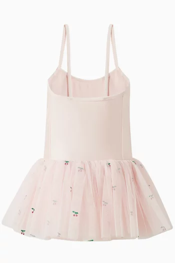 Marina Cherry Dress in Tulle