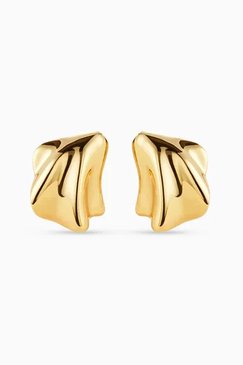 Zoë Earrings in 14kt Gold-dipped Brass