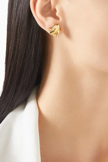 Zoë Earrings in 14kt Gold-plated Brass