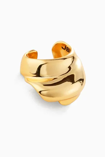 Lydia Ear Cuff in 14kt Gold-plated Brass