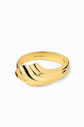 Lydia Cuff in 14kt Gold-plated Brass