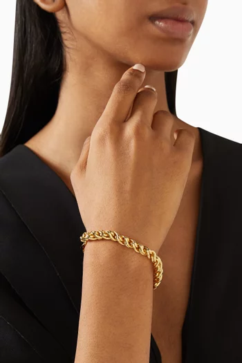 Rizzo Bracelet in 14kt Gold-plated Brass