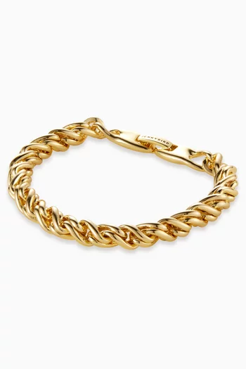 Rizzo Bracelet in 14kt Gold-plated Brass