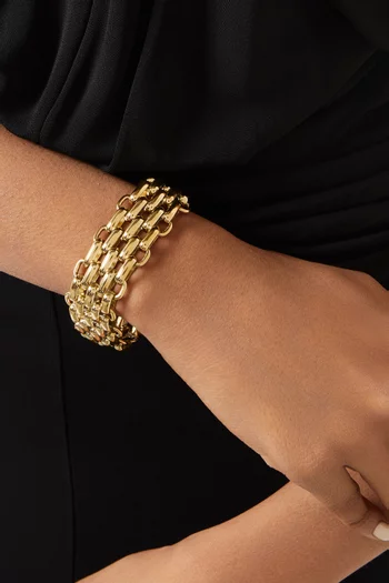 Penelope Bracelet in 14kt Gold-plated Metal