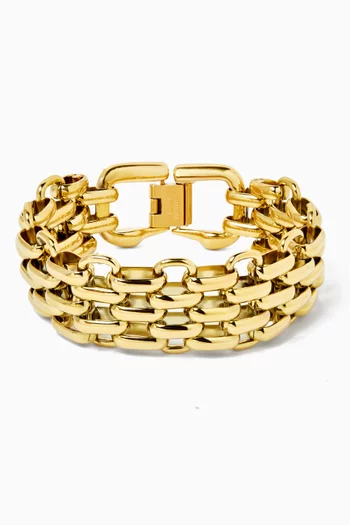 Penelope Bracelet in 14kt Gold-plated Metal