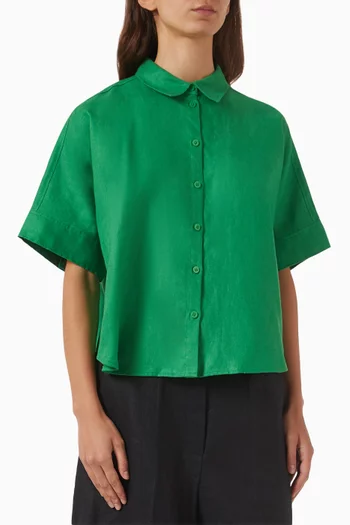 Boxy Shirt in Linen