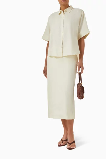 Boxy Shirt in Linen
