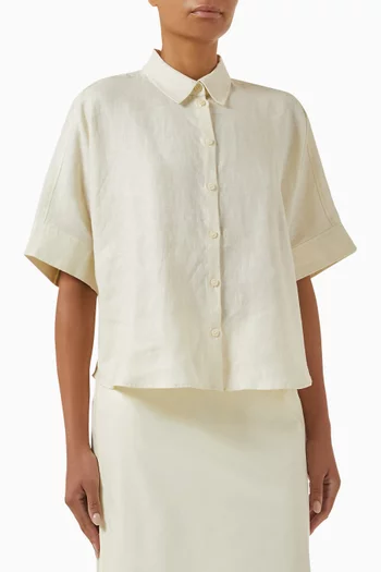 Boxy Shirt in Linen