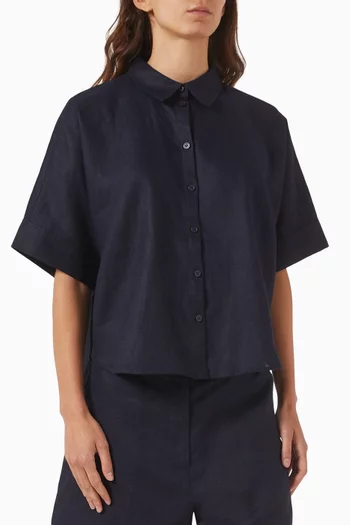 Boxy Shirt in Linen