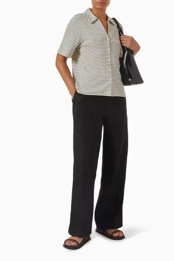 Resort Striped Shirt in Jersey