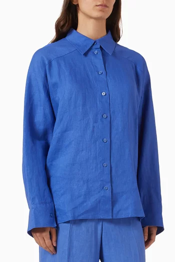 Boxy Shirt in Linen
