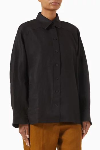 Boxy Shirt in Linen