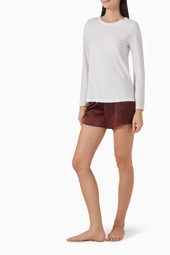 Grand Central Boxer Shorts in Stretch-silk