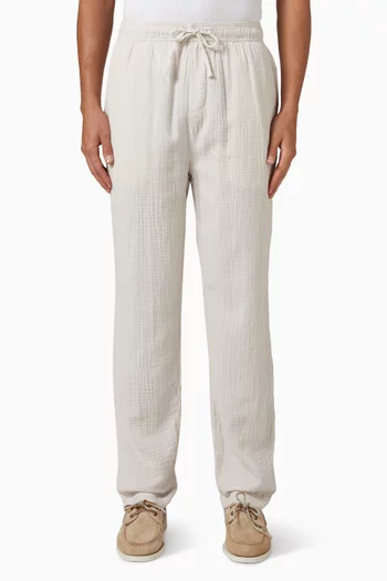 Pull-on Pants in Cotton Gauze