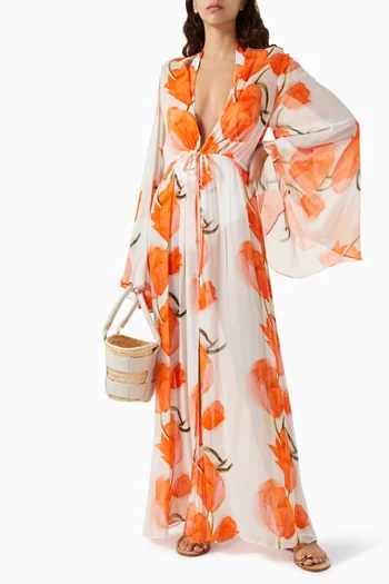 Chloe Tulip Cover-up Gown in Viscose