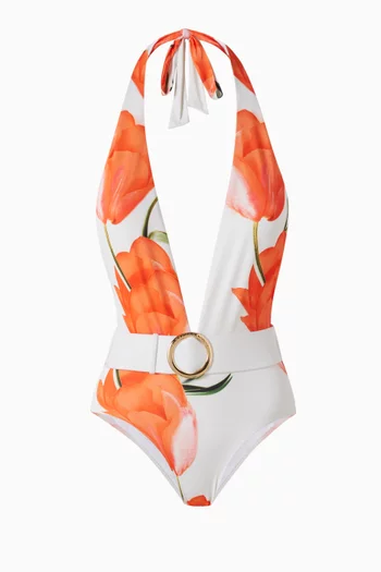 Eva Printed One-piece Swimsuit
