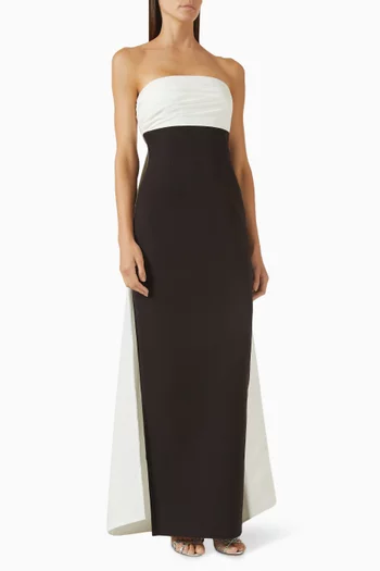 Odette Gown in Crepe & Taffeta