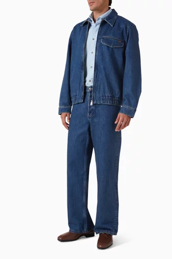 Fabrizio Zip Jacket in Denim