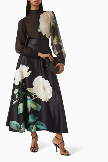 Alma Blouse in Viscose-silk