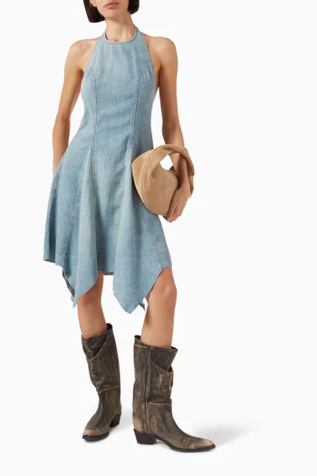 فستان استيل قصير دينم