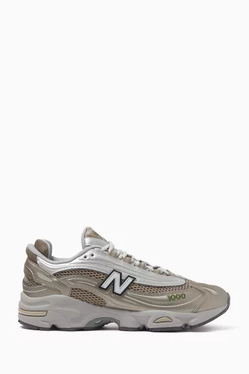 1000 Sneakers in Suede, Synthetic Leather & Mesh