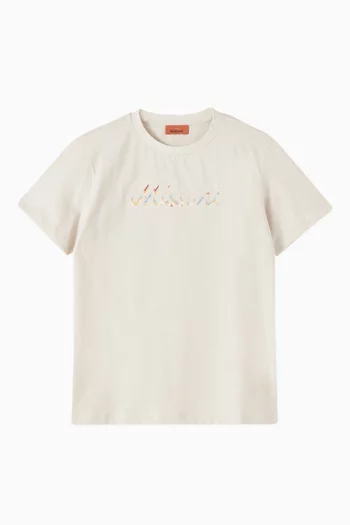 Logo T-shirt in Cotton