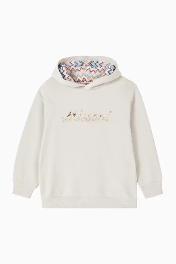 Zigzag Hoodie in Cotton