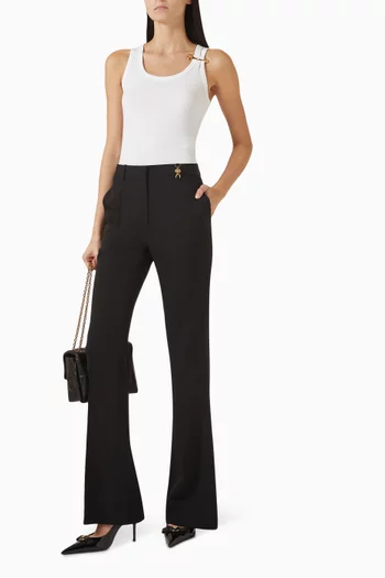 Medusa '95 Flared Pants in Virgin Wool Blend