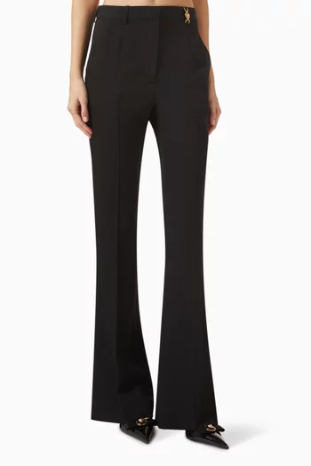 Medusa '95 Flared Pants in Virgin Wool Blend