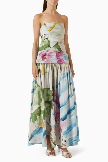 Nershall Printed Maxi Dress