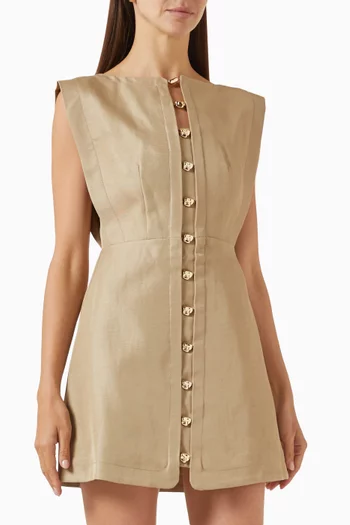 Cinderford Mini Dress in Viscose Blend