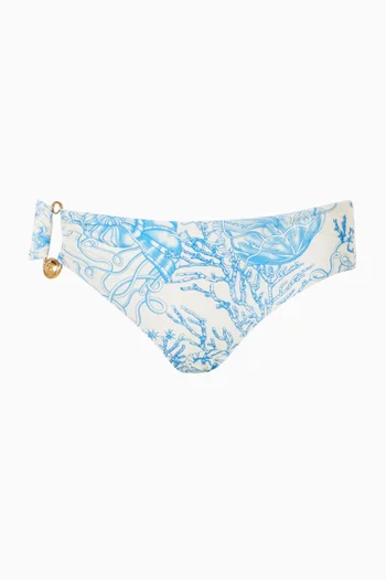 Underwater Barocco-print Bikini Briefs