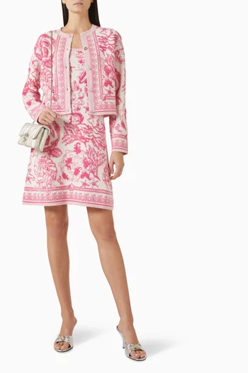 Underwater Barocco Knit Dress in Cotton Blend