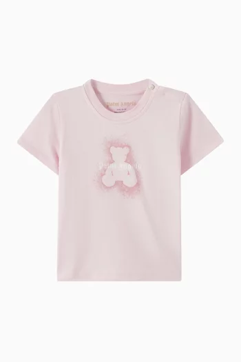 Spray Bear Graphic T-Shirt in Cotton