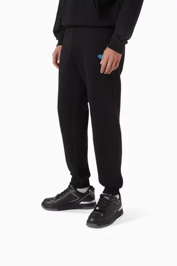 سنيكرز بنقشة زخارف يونانية جلد